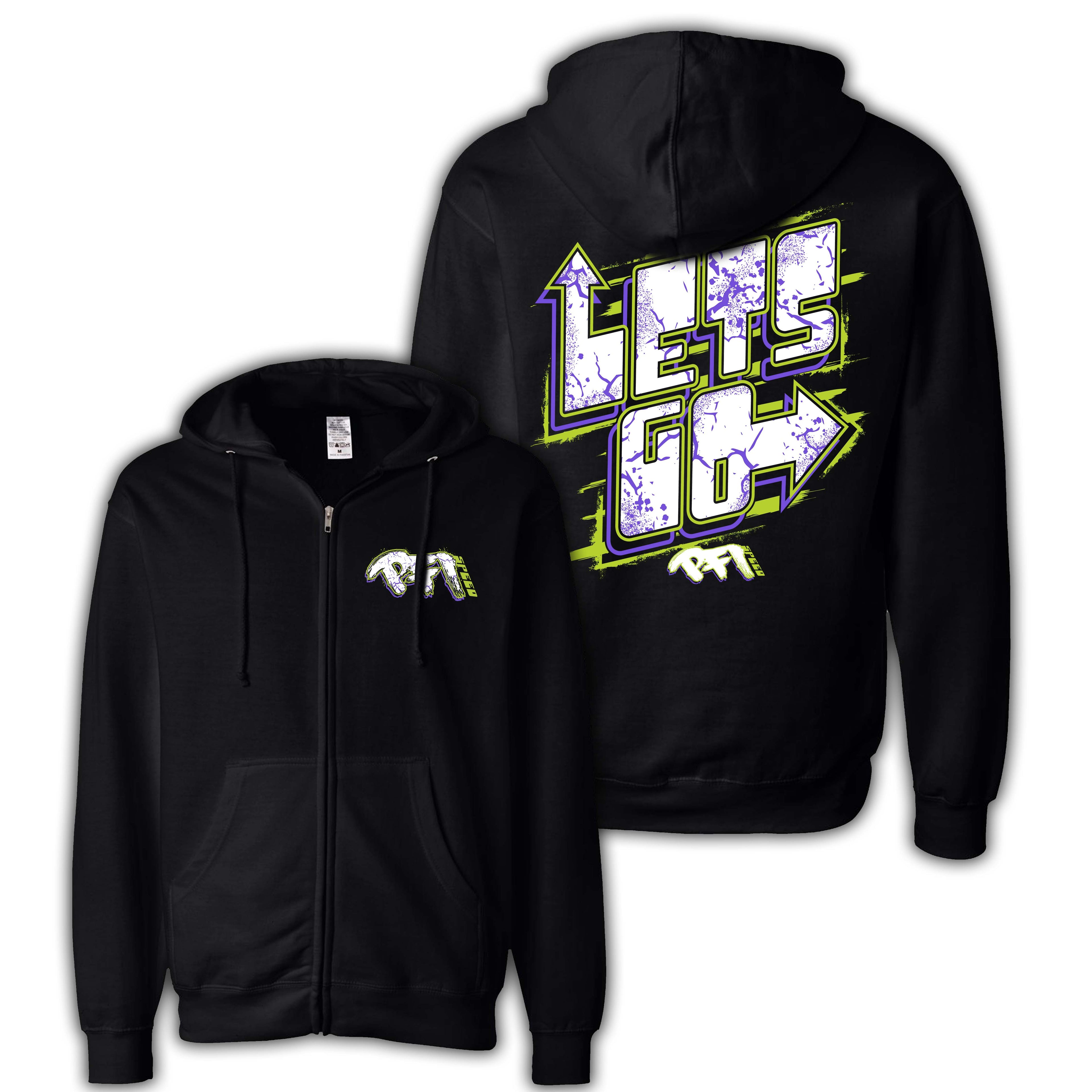 "Let's Go!" Zip-up Hoodie